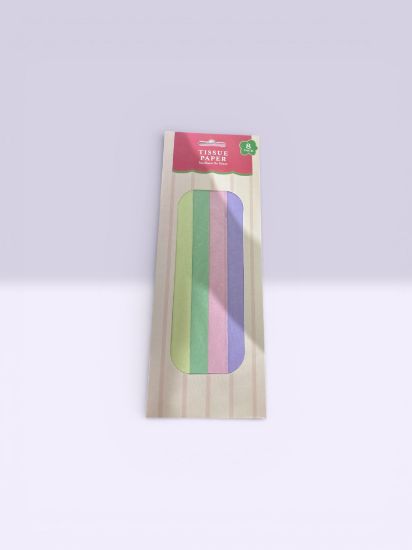Picture of 8 x sheets mothers day tissue paper lemon mint pink lilac New