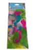 Picture of 15g easter feathers pink blue green yellow  easter bonnet feathers