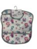 Picture of sealife baby bib mermaid starfish jellyfish white with pink purple plastic NEW