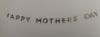 Picture of 3 metres Happy mothers day bunting banner New gold foil bunting with flowers