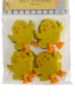 Picture of 8 x Easter Felt Stickers Easter Chicks