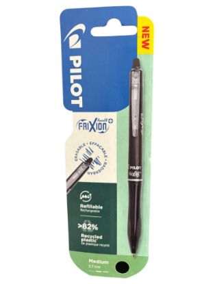 Picture of Pilot FriXion Ball Plus Rollerball Pen Black - 0.7mm - Single Blister Pack