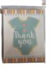 Picture of 12 x baby shower invite cards and thank you cards invitation