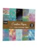 Picture of Crafty Things Creative Paper Pad 6 x 6" 20 Sheets 10 designs dark bluer gold stars