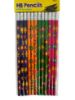 Picture of 12 x HB pencils  flower design