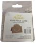 Picture of 10 x Kraft Wedding Place Cards with Leaf Pattern for Table Name Settings
