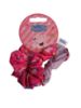 Picture of 2 x peppa pig hair scrunchies set NEW lilac & pink