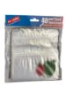 Picture of 40 x  Kids Zipper Seal Snack & Sandwich Bags Packed Lunch Food School Picnic