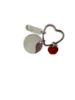 Picture of Teacher Gift A Great teacher is hard to find Keyring with apple Charm NEW