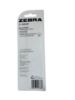 Picture of 2 X ZEBRA Z GRIP SMOOTH PENS PURPLE FLORAL BARREL 1.0mm MEDIUM TIP BLACK NEW