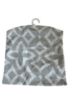 Picture of grey and white peg bag geometric design