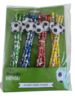 Picture of 20 x FOOTBALL PAPER Straws NEW football straws