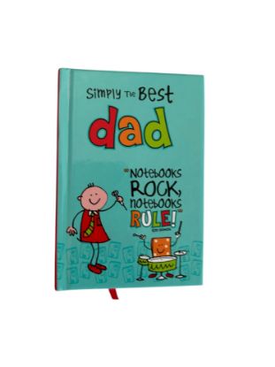 Picture of Simply The Best Dad A7 Notebook NEW Fathers day gift for Dad