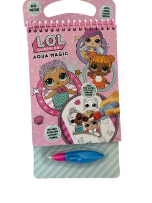 Picture of LOL Surprise Aqua Magic Water Painting Book Colouring Set Reusable Activity Pad