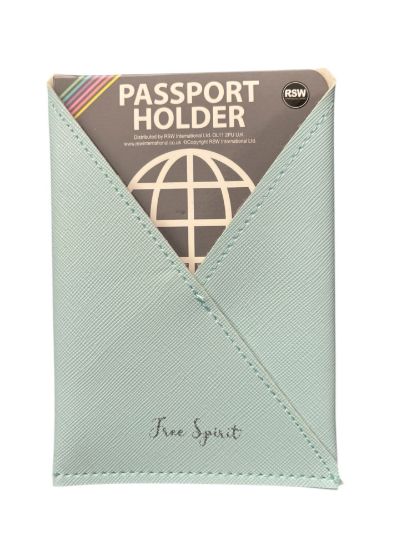 Picture of Envelope Style blue Passport holder NEW Free spirit - copy