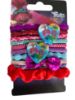 Picture of 10 x disney trolls world tour bobbles with charms  10 trolls hair elastics