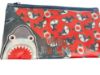 Picture of SHARK pencil Case Totally Jaw-Some Red and Blue NEW