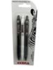 Picture of 3 x Zebra Z-Grip Smooth Retractable Ballpoint Pen Monochrome Boxed black