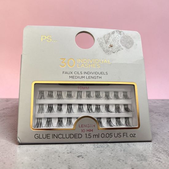 Picture of 30 x individual eye lashes false eyelashes Medium length 10 Mm new