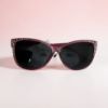 Picture of ladies diamante sunglasses  pink handles silver diamantes