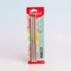 Picture of 3 x Maped Black Peps Pastel  Pencils with Eraser Tip Barrel HB Graphite