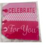 Picture of 3 x Pink Gift tags, For you, Celebrate New pink designs