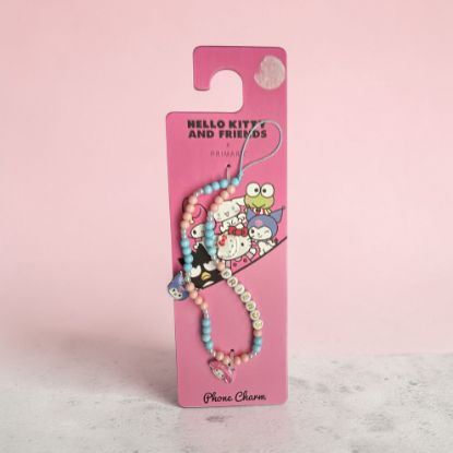 Picture of HELLO KITTY & Friends Beaded  Phone Charm  New FRIENDS slogan