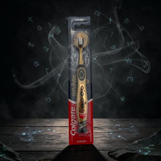 Picture of Colgate Harry Potter Toothbrush Limited Edition Ultra Soft Gold Black New Age 6+