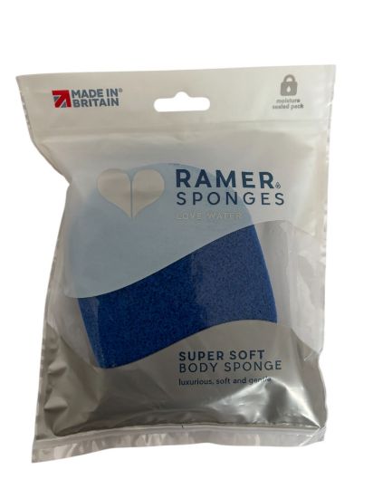 Picture of Blue RAMER SPONGE Super Soft Body Sponge  New