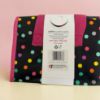 Picture of polka dot Lunch Bag insulated Lunch Bag black with multicolour spots NEW