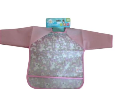 Picture of Tiny Steps Unicorn PEVA Long Sleeved Bib New Unicorn Bib