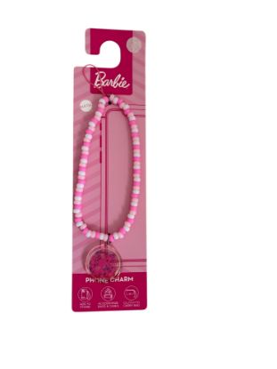 Picture of Barbie Phone Charm Strap Cute Beaded Wrist Hand Mobile Lanyard Mattel Pink - NEW
