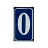 Picture of BLUE French Door number Metal Door Sign - Number 0 ZERO NEW 7 8 9