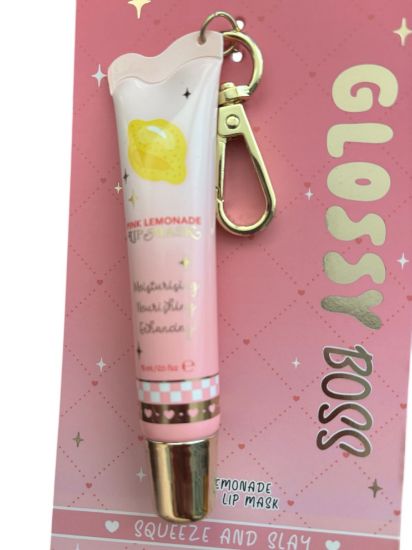 Picture of Glossy Boss Lip mask keyring pink lemonade