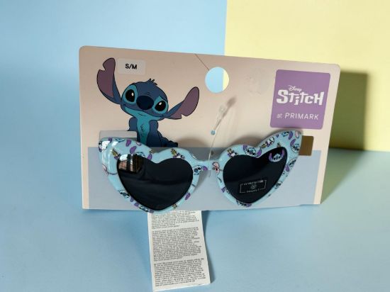 Picture of Disney Lilo & Stitch Sunglasses heart shaped UV protection NEW blue S/M