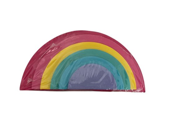 Picture of 6 colour Rainbow colours sticky notes Rainbow Shaped Rainbow Sticky notes pad