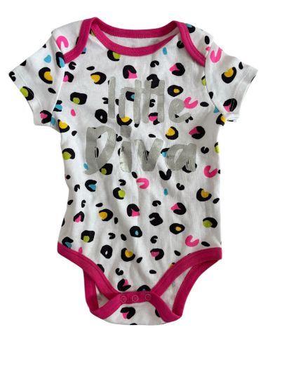 Picture of Baby girl bodysuit babygrow little diva newborn 0-3 3-6 9-12