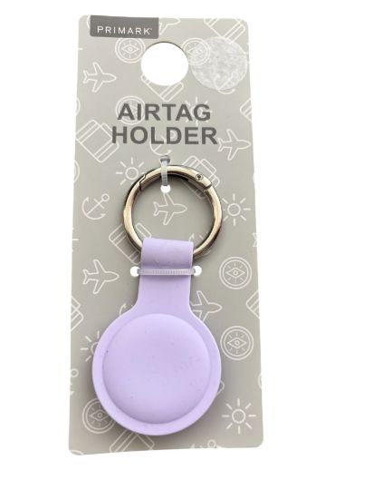Picture of lilac mauve Air Tag Holder for apple New Boxed