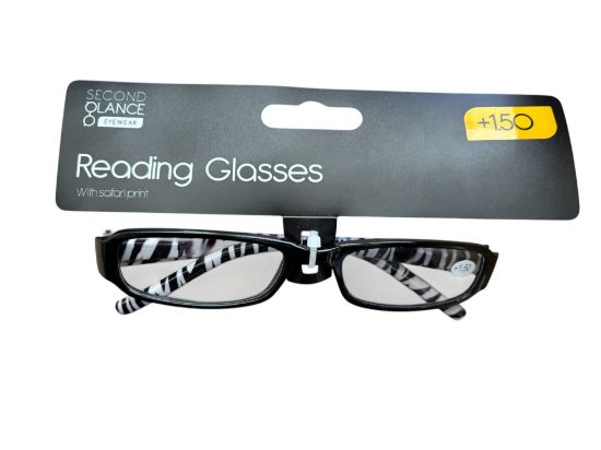 Picture of Second Glance Reading Glasses For Men Women +1.50 safari print
