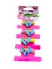 Picture of 4 x MY LITTLE PONY Hair bobbles with heart charms NEW