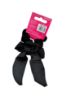 Picture of Black Barbie HAIR Scrunchy with Bow detail "BARBIE" Wording printed on NEW