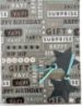 Picture of grey birthday gift wrap sheets and blue star tags 2 x sheets surprise New