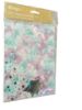 Picture of cosmic GIFT WRAP SET 2 SHEETS +2 silver star TAGS Blue lilac Cosmic design Silver Stars New