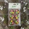 Picture of 6 x Easter Egg Nest Decorations with green yellow pink eggs Easter Craft