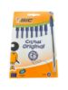Picture of 8 x CRISTAL ORIGINAL BIC pens 1.0mm blue ink Ballpoint Pens NEW BOXED