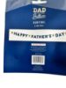 Picture of Happy Fathers Day Bunting 3 metres blue gold stars New