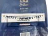 Picture of Happy Fathers Day Bunting 3 metres blue gold stars New