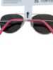 Picture of Girls pilot mirrored sunglasses pink handles New