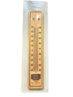 Picture of Wooden Garden Thermometer New Boxed