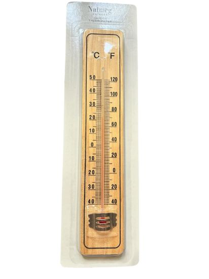 Picture of Wooden Garden Thermometer New Boxed